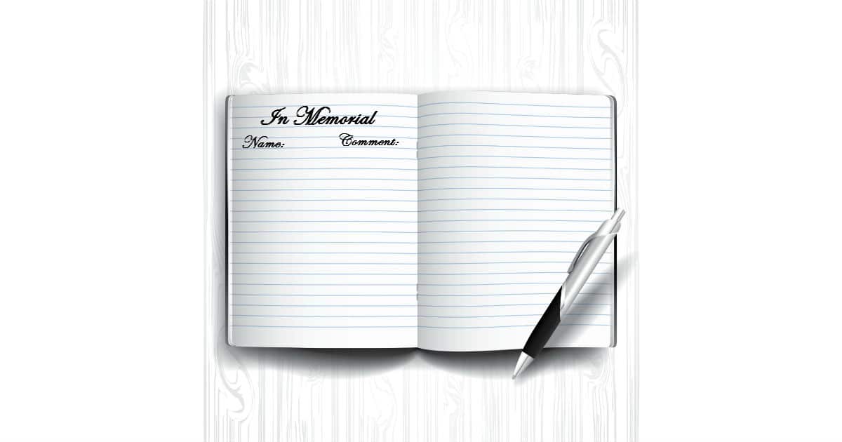 Do I Need a Guestbook For a Funeral? - Funeral Planning