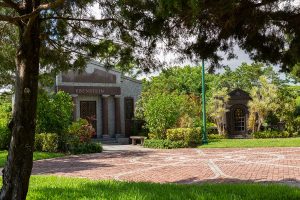 mausoleum at The Gardens cemetery