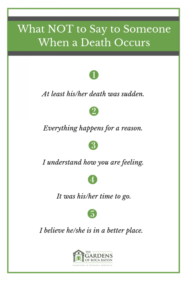 What to Say When Someone Dies?