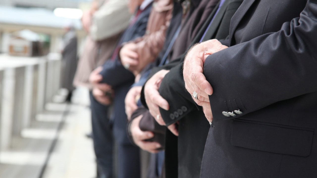 men's casual funeral attire