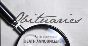 Obituary notice