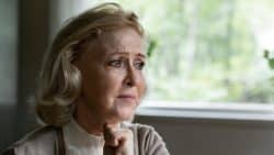 Grieving widow.