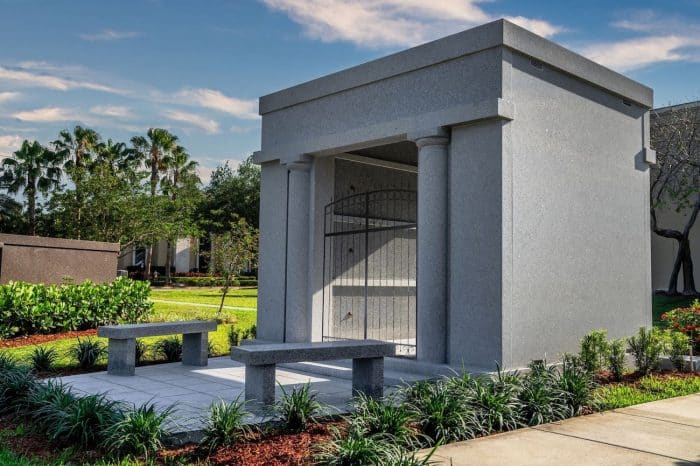 Standalone Lakeside Crypt for Entombment
